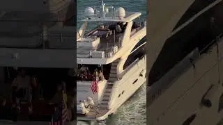 Princess 88 ‘Freedom’ Glides out into Radiant Light ☀️~ A Nautical Symphony