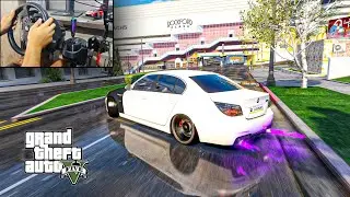 852 HP BMW M5 drifting @ the gta 5 map - assetto corsa - gameplay (pov)