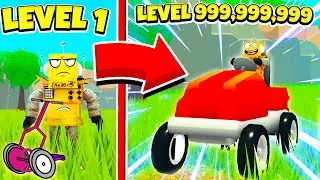 СКОСИЛ ВСЮ ТРАВУ В МИРЕ за 5 МИНУТ! СИМУЛЯТОР ГАЗОНОКОСИЛЬЩИКА! ROBLOX