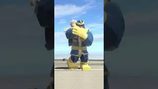 Thanos Hugs Stan Lee - LEGO Marvel Super Heroes