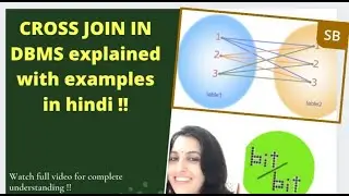 #20:- Cross join in SQL || Cartesian product in Hindi || DBMS