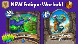 😈 NEW Fatique Warlock can OTK! Hearthstone Standard - Perils in Paradise Deck