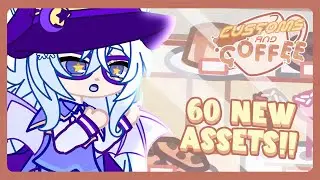 THE NEW CUSTOMS AND COFFEE MOD IS THE BEST ONE YET!! || GACHA MOD REVIEW