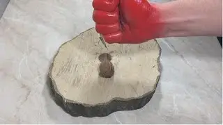 EXPERIMENT Glowing 1000 degree FIST VS WALLNUT