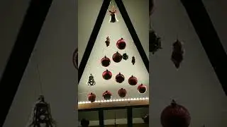 Wooden Christmas tree ☃️🎀🎉