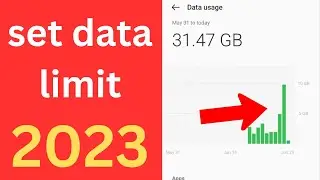 Data limit kaise set kare | phone me data limit set kare | data limit set kare