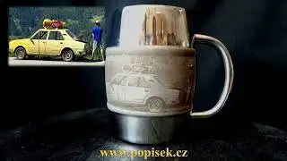 gravírování fotky na nerezový 
