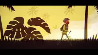 2D Character War Correspondent Scene (After Effects Animation)