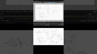 [Blender 3.4] Gesture Drawing 598- Timelapse [Grease Pencil]