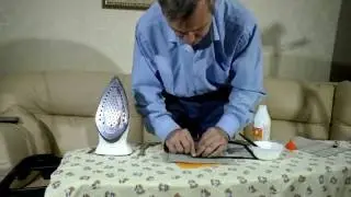 делаем кожаный чехол на планшет, книгу.