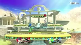 SUPER smaSH brOS YOSHI FT LALATOYS VS MArio ft Dr.tocio