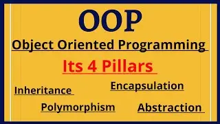 Object Oriented Programming and its 4 pillars { What is OOP } Hindi 
