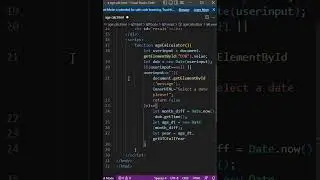 Age Calculator - HTML CSS JavaScript 
