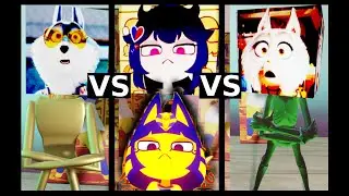 Howcow VS Sing 2 Porsha VS Nooshy - Wrong Heads - Ankha Dance Battle #howcow #sing2 #porsha #ankha