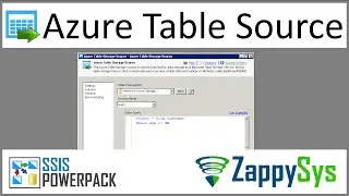 SSIS Azure Table Storage Connector - Bulk Read / Write data without Coding