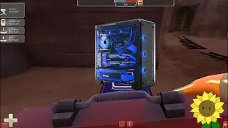 unboxing a computer in the middle of playing tf2
