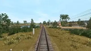 Trainz Railroad Simulator 2019 Balezino-Mosti (Krutoborka-Mosti ускорено в 8 раз)