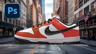 Photoshop Manipulation Tutorial - Giant Shoe