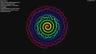 Swirl Dots - Sorting Algorithms
