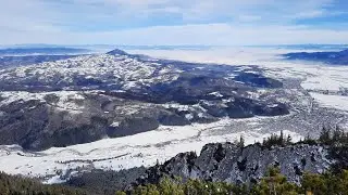 Panorama de la Crucea Eroilor / Vf.Piatra Mică (Munţii Piatra Craiului)