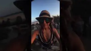 literallyanika - GREEK SUNSET BEACH PARTY - periscope is the best:)