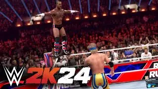 WWE 2K24: CM Punk vs. Logan Paul - Full Match Gameplay + Victory Scene