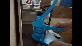 How to assemble Button Press - Badge maker #Tutorial