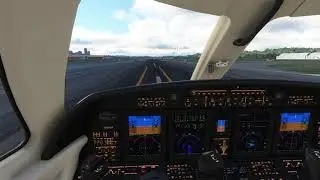 Citation CJ4 Landing at St Paul Downtown Holman Field | MSFS2020 - Vatsim #shorts