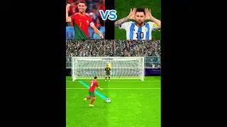 Portugal 🇵🇹 Vs Argentina 🇦🇷 -  PenaltyShootout Messi vs Ronaldo #pes2024 #efootball #efootball2024