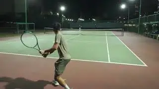 Tennis rally with Marco