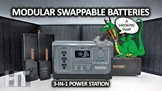 RUNHOOD Rallye 1200w Hot Swappable Modular Battery Solar Generator