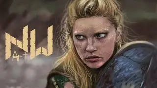 Lagertha Lothbrok Vikings ART by Natali Wolf