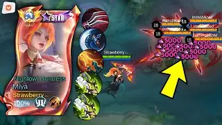 MIYA NEW TRICK ABNORMAL DAMAGE BUILD!🔥 (MUST TRY) ~ Top 1 Miya 1 Hit Build 2025!!