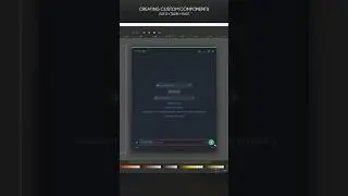 Starting to create the custom components for the application, I'm using Vue 3 with Typescript.