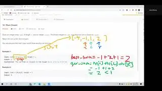Leetcode 16. 3Sum Closest. Two Pointers. Python