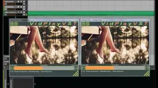 Demo of VidPlayVST in Bitwig Studio, synchronized to audio track