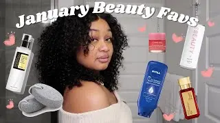 ☁️ january beauty favs ☁️ body care, skincare, etc