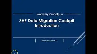 SAP Data Migration CockPit - Introduction