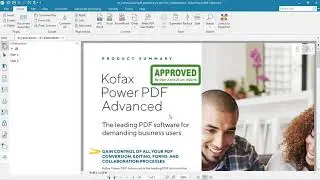 Collaborate on a PDF in Realtime with Kofax Power PDF formerly Nuance Power PDF