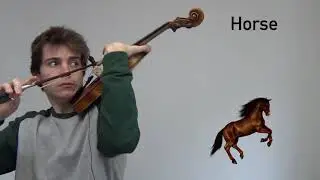 Animal sounds on violin 2