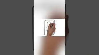 How To Draw😂 Black Pen Speaker📣 