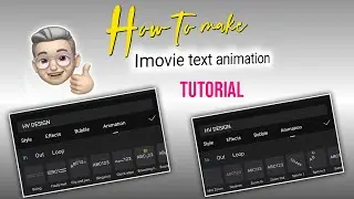 How to make imovie text animation in Capcut | Android tutorial ( Essay )