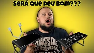Braço Articulado em mesa Zinnia de Vidro temperado, será que pode??