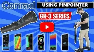 Conrad GR-3 Series Deep Seeking Ground Scanning Detectors:  Using the Pinpointer