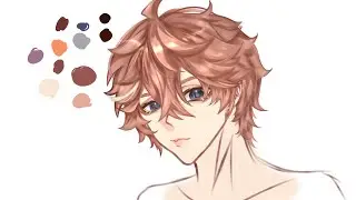 How to render hair ! Ibis paint x