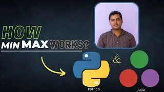 How In, Min, Max, works in Python and Julia language?