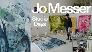Color Masterclass: Artist Jo Messer Paints Bold, Organized Chaos | ArtDrunk Studio Days