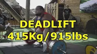 Ivan Podrez 26 y.o Raw Deadlift 415kg/915lbs
