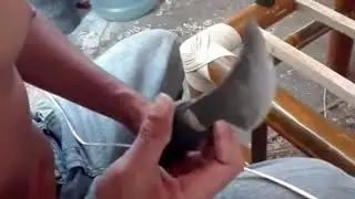 Kursi Bambu - Cara Irat Rotan Pakai Alat Sederhana Hasilnya Mantap