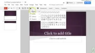 How to use Google Presentation